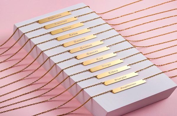 personality women 12 horoscope zodiac sign pendant necklace stainless steel aries leo 12 constellations jewelry christmas gifts2252941, Silver
personality women 12 horoscope zodiac sign pendant necklace stainless steel aries leo 12 constellations jewelry christmas gifts2252941, Silver