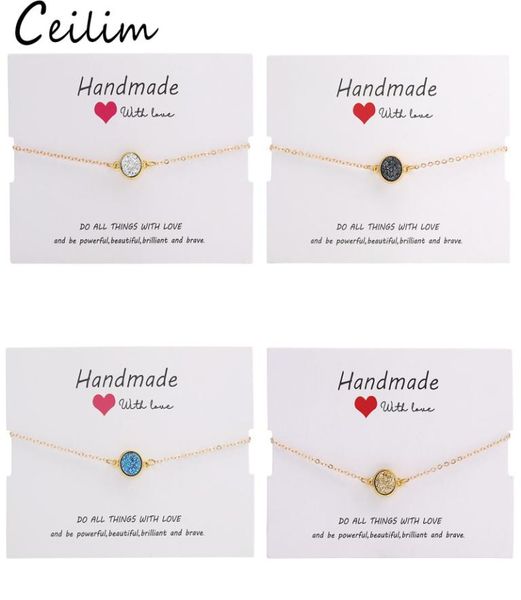 handmade crystal round resin druzy charm bracelet colorful natural stone bracelets bangles for women gold friendship jewelry gift 9652345, Golden;silver
handmade crystal round resin druzy charm bracelet colorful natural stone bracelets bangles for women gold friendship jewelry gift 9652345, Golden;silver