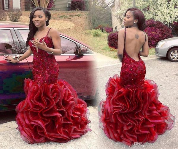 backless prom dresses mermaid ruffles flouncing 2016 lace party gowns spaghetti straps beaded evening gowns6496156, Black
backless prom dresses mermaid ruffles flouncing 2016 lace party gowns spaghetti straps beaded evening gowns6496156, Black