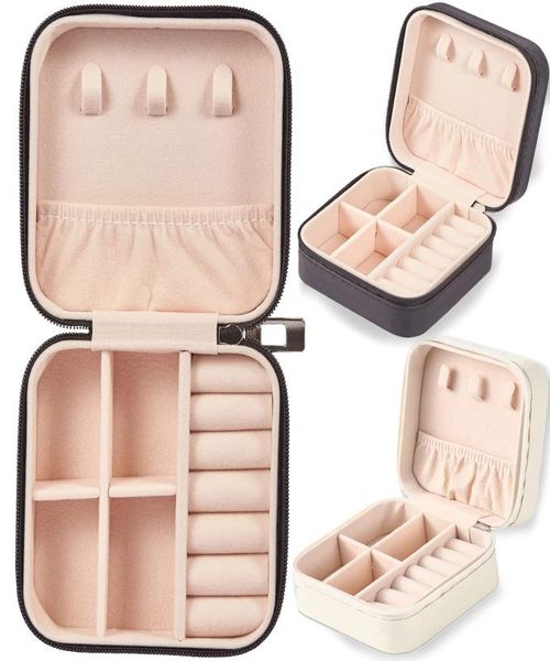 jewelry boxes storage box pu leather display organizer zipper case travel makeup bag earring holder 10x10x drop delivery 2022 smt83466089, Black;white
jewelry boxes storage box pu leather display organizer zipper case travel makeup bag earring holder 10x10x drop delivery 2022 smt83466089, Black;white