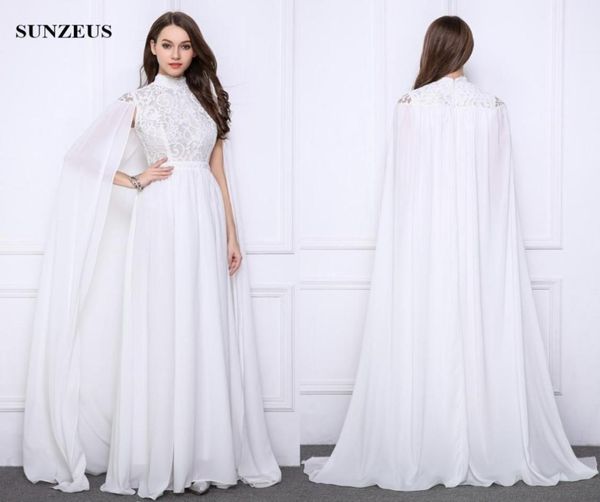 long white evening gowns lace high neck formal dresses with long cape elegant chiffon party gowns saudi arabic caftan4742224, Black;red
long white evening gowns lace high neck formal dresses with long cape elegant chiffon party gowns saudi arabic caftan4742224, Black;red
