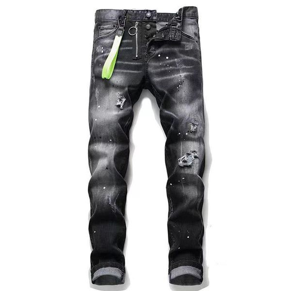 designer jeans hip-hop high street fashion brand jean retro torn fold stitching men's design motorcycle riding slim pants261l, Blue
designer jeans hip-hop high street fashion brand jean retro torn fold stitching men's design motorcycle riding slim pants261l, Blue