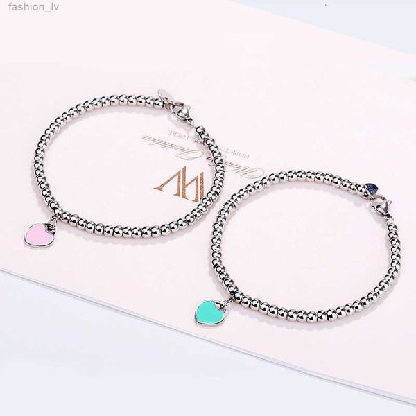 10mm heart bracelet women stainless steel 4mm beaded strands bracelets chain on hand gifts for girlfriend accessories pink red green blue wh, Black
10mm heart bracelet women stainless steel 4mm beaded strands bracelets chain on hand gifts for girlfriend accessories pink red green blue wh, Black