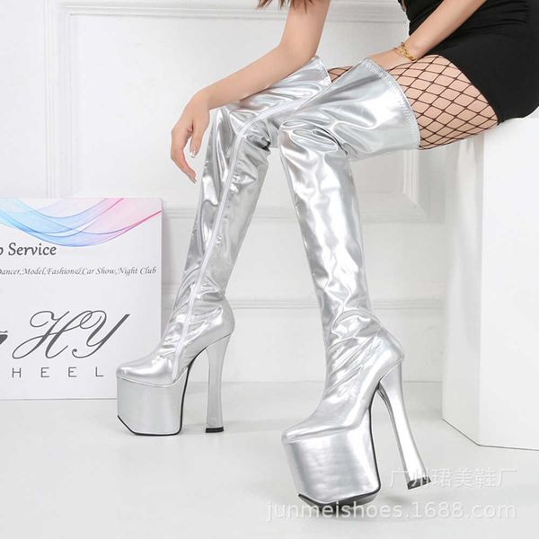 cos p 20cm super high heel boots thick soled nightclub walk show pole dance car model high-heeled shoes large 46 230811, Black
cos p 20cm super high heel boots thick soled nightclub walk show pole dance car model high-heeled shoes large 46 230811, Black