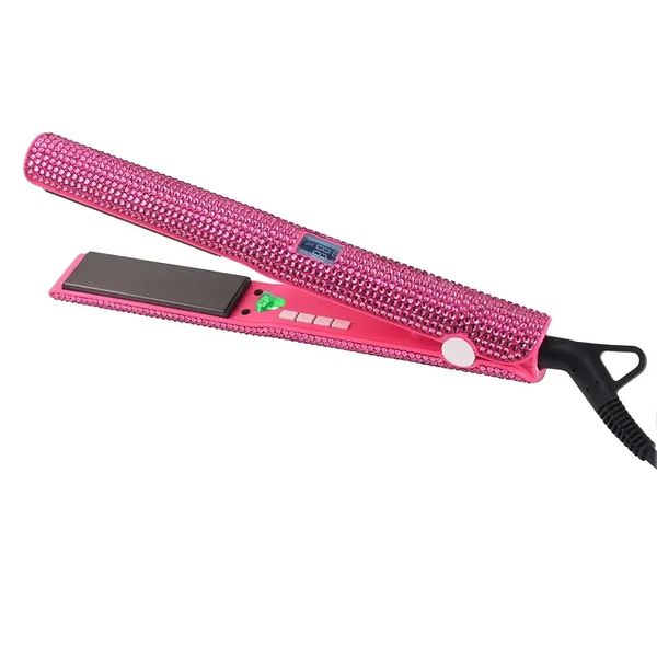 professional 2-in-1 bling rhinestone hair straightener and curler for barber salon and home use - achieve perfect straight and curly hair wi, Black
professional 2-in-1 bling rhinestone hair straightener and curler for barber salon and home use - achieve perfect straight and curly hair wi, Black