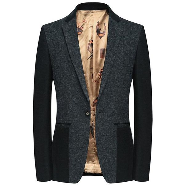 men's suits & blazers spring autumn coat men slim single button blazer suit jacket business homme fashion wool casual2638, White;black
men's suits & blazers spring autumn coat men slim single button blazer suit jacket business homme fashion wool casual2638, White;black