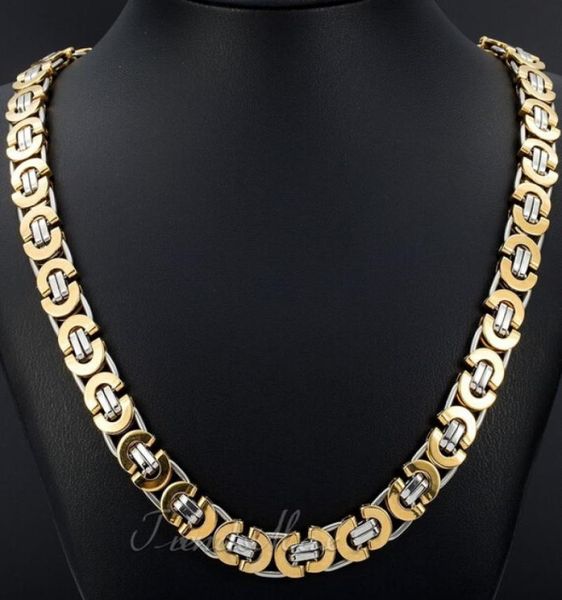 with lobster clasp jewelry 8mm 24039039 gold silver stainless steel flat byzantine curb link necklace chain for friends holi3620719
with lobster clasp jewelry 8mm 24039039 gold silver stainless steel flat byzantine curb link necklace chain for friends holi3620719