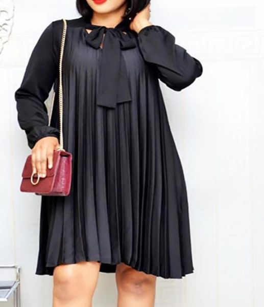 plus size pleated dresses with bowtie long lantern sleeves knee length women fashion summer autumn female african vestidos new mx26480469, Black;pink
plus size pleated dresses with bowtie long lantern sleeves knee length women fashion summer autumn female african vestidos new mx26480469, Black;pink