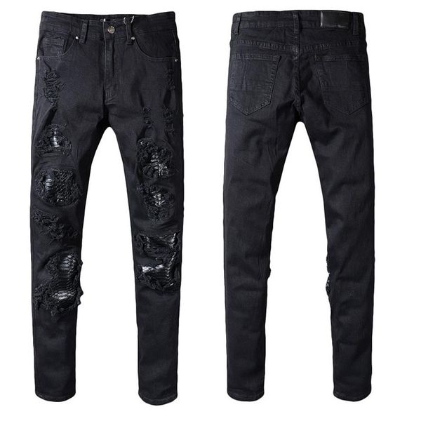 new italy style #554# men's distressed destroyed pants snake skin patches black skinny biker jeans slim trousers size 29-40289j, Blue
new italy style #554# men's distressed destroyed pants snake skin patches black skinny biker jeans slim trousers size 29-40289j, Blue