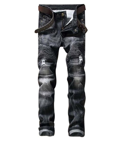 men039s jeans denim men european and american trend folds fashion straight hip hop pants brand four season mens4794742, Blue
men039s jeans denim men european and american trend folds fashion straight hip hop pants brand four season mens4794742, Blue