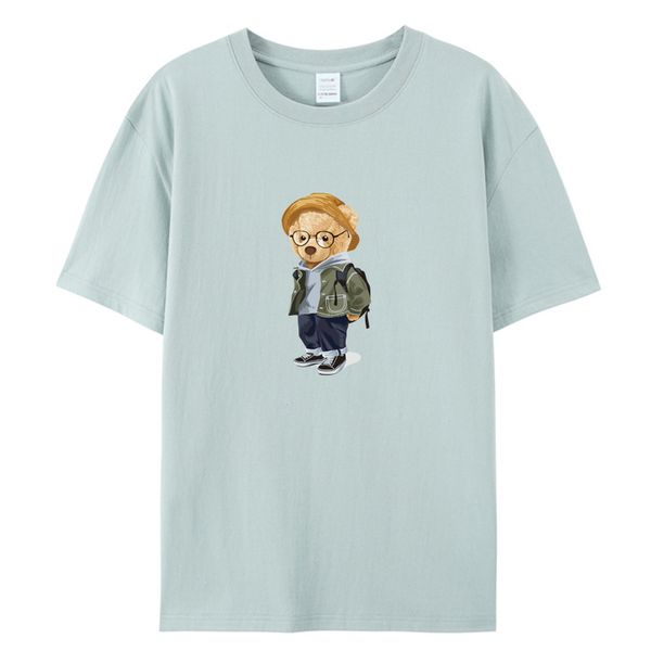 student teddy bear t shirt casual man women t-shirt short sleeve cotton tshirt tees harajuku sweatshirt, White;black
student teddy bear t shirt casual man women t-shirt short sleeve cotton tshirt tees harajuku sweatshirt, White;black