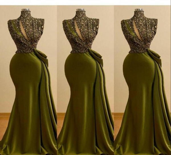 2021 hunter green sequins crystal beaded mermaid evening dresses vintage high neck keyhole sequined lace prom gowns saudi arabic l2840902, Black;red
2021 hunter green sequins crystal beaded mermaid evening dresses vintage high neck keyhole sequined lace prom gowns saudi arabic l2840902, Black;red