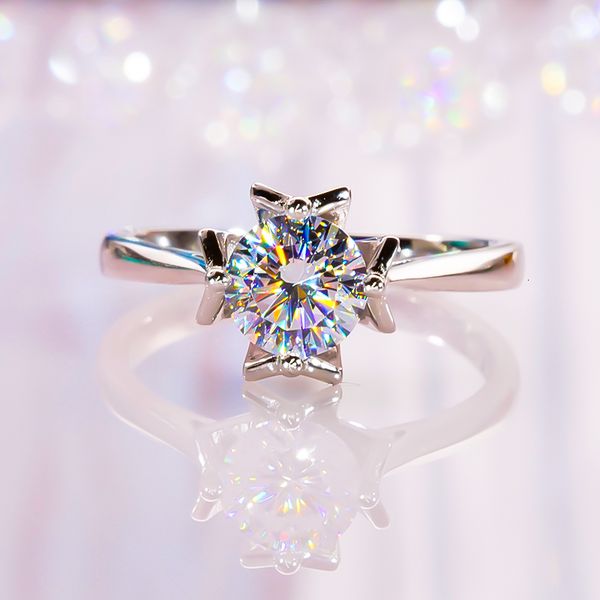 wedding rings 1 carat diamond ring s925 sterling silver with platinum plated fine jewelry for women proposal engagement wedding 230810, Slivery;golden
wedding rings 1 carat diamond ring s925 sterling silver with platinum plated fine jewelry for women proposal engagement wedding 230810, Slivery;golden
