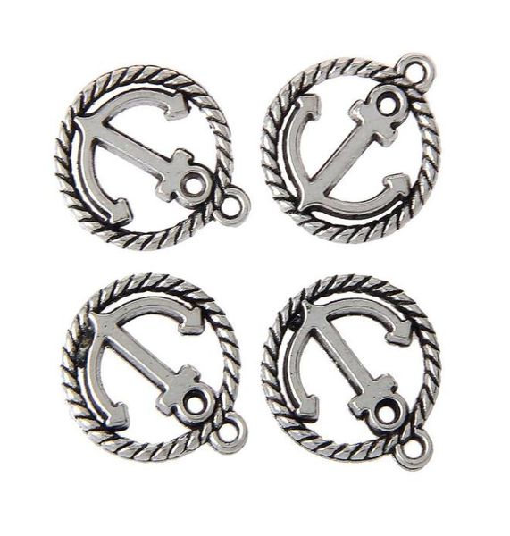 zinc metal alloy anchor charm pendants round antique silver carved hollow jewelry making findings 50pcs8690444, Bronze;silver
zinc metal alloy anchor charm pendants round antique silver carved hollow jewelry making findings 50pcs8690444, Bronze;silver