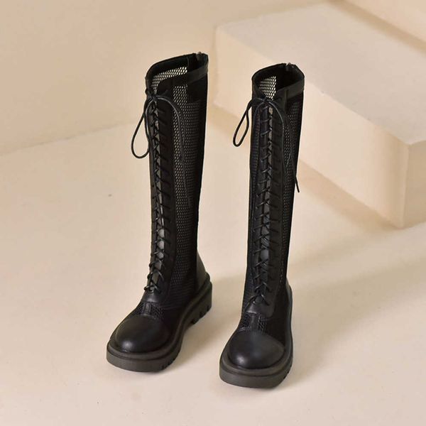 2023 summer new british style thin lace up long barrel martin boot mesh breathable hollow out long barrel martin cool boot 230811, Black
2023 summer new british style thin lace up long barrel martin boot mesh breathable hollow out long barrel martin cool boot 230811, Black