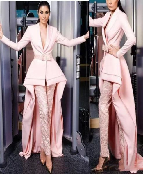 elegant designer high low jumpsuits evening formal dresses v neck pink lace pants prom party wear with long sleeves satin sash cel3681516, Black;red
elegant designer high low jumpsuits evening formal dresses v neck pink lace pants prom party wear with long sleeves satin sash cel3681516, Black;red
