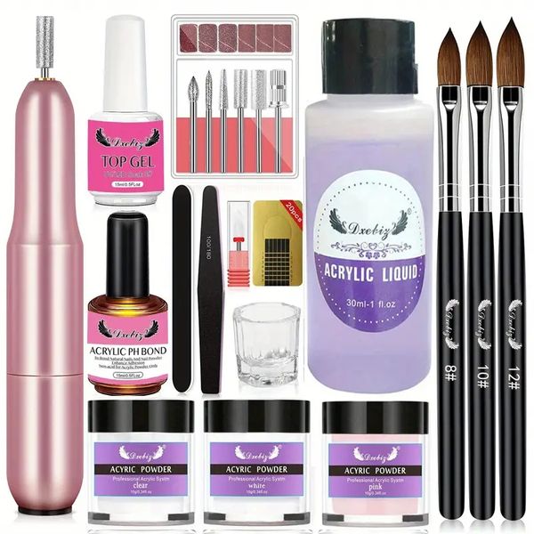 professional acrylic nail kit with drill - perfect for home art designs & starter nails
professional acrylic nail kit with drill - perfect for home art designs & starter nails