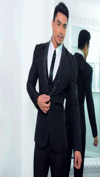 fashion black beaded wedding tuxedos slim fit suits for men groomsmen suit sequined prom formal suits jacket pantsvest9779205, Black;gray
fashion black beaded wedding tuxedos slim fit suits for men groomsmen suit sequined prom formal suits jacket pantsvest9779205, Black;gray