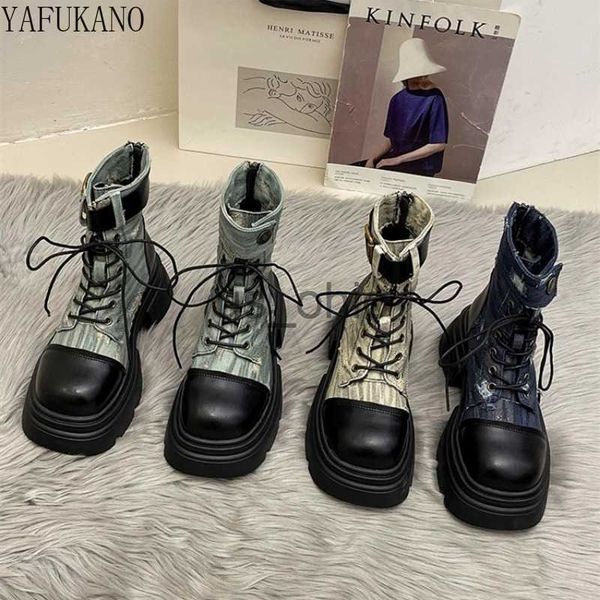 boots retro short boots 2023 fashion was slim thick sole increase in height handsome motorcycle boots platform back zipper women boots j2308, Black
boots retro short boots 2023 fashion was slim thick sole increase in height handsome motorcycle boots platform back zipper women boots j2308, Black