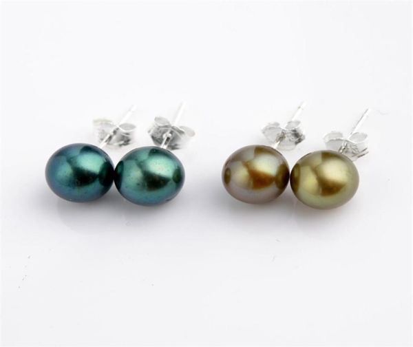 simple studs earring 925 round freshwater peacock green 78mm pearls sterling silver women jewelry 10 pairs8319477, Golden;silver
simple studs earring 925 round freshwater peacock green 78mm pearls sterling silver women jewelry 10 pairs8319477, Golden;silver