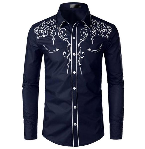 men stylish western cowboy shirt embroidery slim fit casual long sleeve shirts wedding party shirt for male7176616, White;black
men stylish western cowboy shirt embroidery slim fit casual long sleeve shirts wedding party shirt for male7176616, White;black