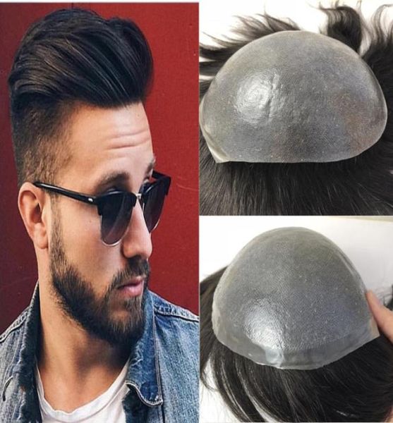 full pu toupee for men thin skin poly mens toupee replacement system v loop human hair men wig 3 sizes 5 colors hairpiece7196497, Black
full pu toupee for men thin skin poly mens toupee replacement system v loop human hair men wig 3 sizes 5 colors hairpiece7196497, Black