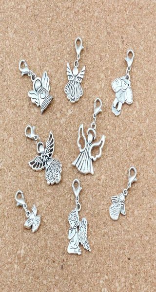 80pcs mixed angel floating lobster clasps religion charm beads for jewelry making bracelet necklace findings 8 styles a501b2342327, Bronze;silver
80pcs mixed angel floating lobster clasps religion charm beads for jewelry making bracelet necklace findings 8 styles a501b2342327, Bronze;silver