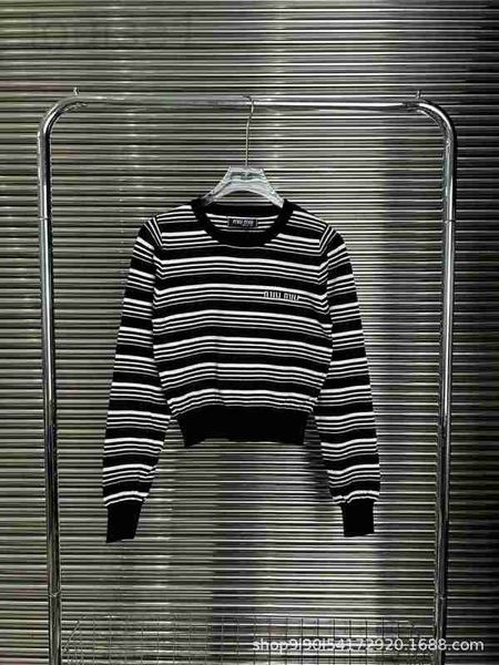 women's knits & tees designer 23 pre autumn new contrast stripe jacquard long sleeve bottom wrap waist slim fit thin versatile edition, White
women's knits & tees designer 23 pre autumn new contrast stripe jacquard long sleeve bottom wrap waist slim fit thin versatile edition, White