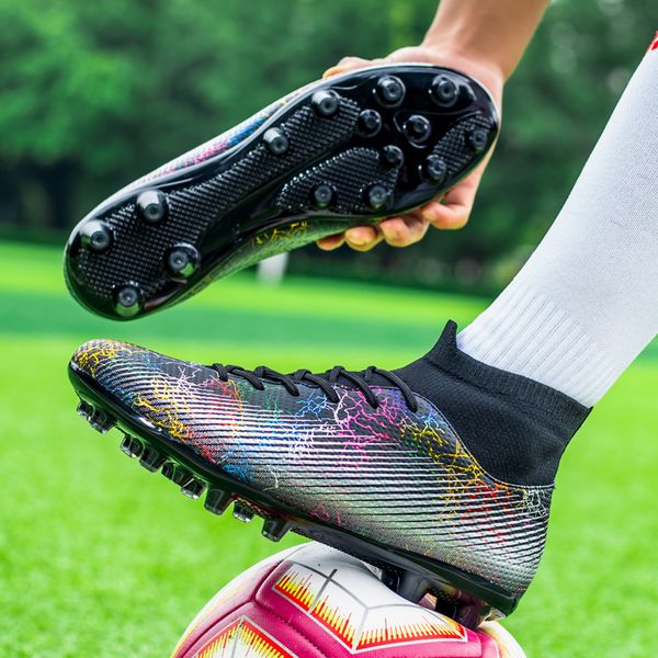dress shoes size 3347 soccer for adults and child tffg football boots long spikes flat sole sneakers sports 230810, Black
dress shoes size 3347 soccer for adults and child tffg football boots long spikes flat sole sneakers sports 230810, Black