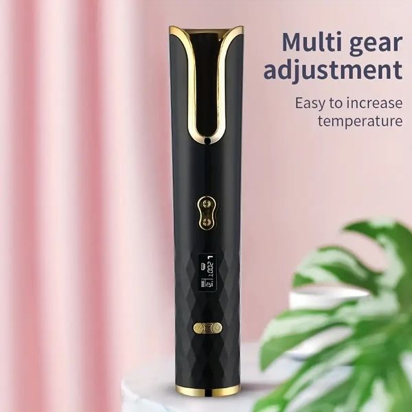 rechargeable, wireless hair curler: portable, multifunctional, and fully automatic for home or travel, Black
rechargeable, wireless hair curler: portable, multifunctional, and fully automatic for home or travel, Black