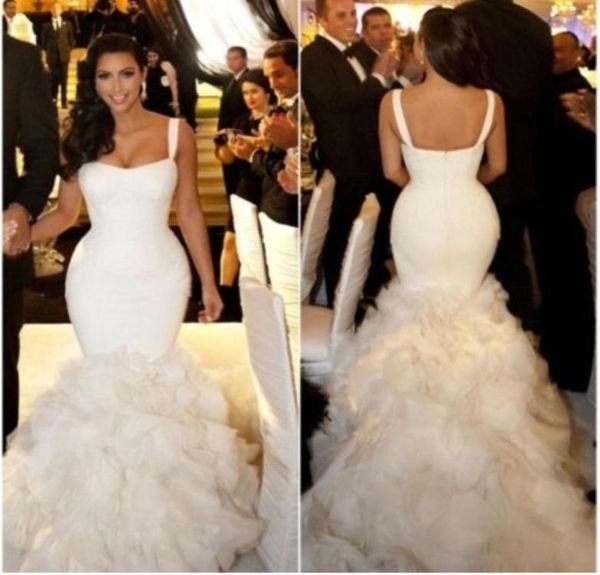 cascading ruffles mermaid wedding dresses spaghetti sash zipper backless beach wedding dress lace applique organza wedding go1691134, White
cascading ruffles mermaid wedding dresses spaghetti sash zipper backless beach wedding dress lace applique organza wedding go1691134, White