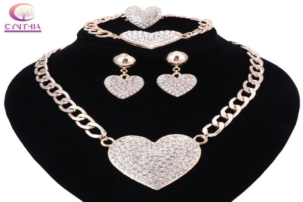 women romantic heart love crystal statement chokers ecklace earrings bracelet rings set for bridal gold color wedding dress jewelr7204687, Black
women romantic heart love crystal statement chokers ecklace earrings bracelet rings set for bridal gold color wedding dress jewelr7204687, Black