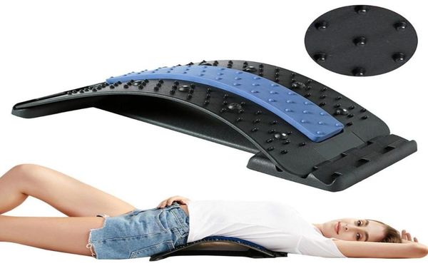 back stretcher massager lumbar relaxation support stretching fitness device for back spine pain relief magic stretch equipment h1955487, Black;gray
back stretcher massager lumbar relaxation support stretching fitness device for back spine pain relief magic stretch equipment h1955487, Black;gray