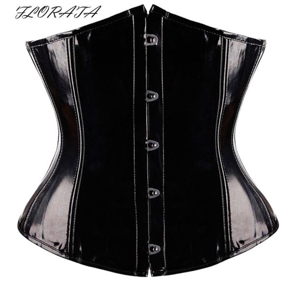 gothic fetish black underbust corset pvc vinyl bustier laceup punk s2xl body shaper7946164, Black;white
gothic fetish black underbust corset pvc vinyl bustier laceup punk s2xl body shaper7946164, Black;white
