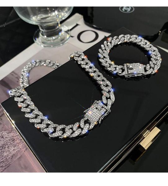 hiphop chain cuban link bracelets necklace for men and women full diamond stone silver gold jewelry5005480
hiphop chain cuban link bracelets necklace for men and women full diamond stone silver gold jewelry5005480