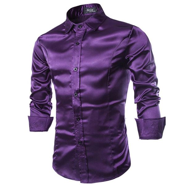 whole- new men shirt long sleeve chemise homme 2016 fashion design purple mens silk shirt slim tuxedo dress shirts camisa soci265l, White;black
whole- new men shirt long sleeve chemise homme 2016 fashion design purple mens silk shirt slim tuxedo dress shirts camisa soci265l, White;black