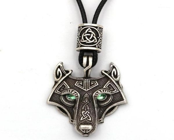 green eyes wolf pendant vegvisir valknut runes bead viking jewelry necklace men pagan amulet talisman drop119068726584517, Silver
green eyes wolf pendant vegvisir valknut runes bead viking jewelry necklace men pagan amulet talisman drop119068726584517, Silver