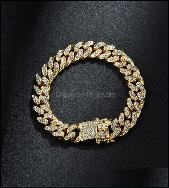 link chain mens hip hop bling gold bracelets diamond jewelry iced out miami cuban bracelet 1272 b3 drop delivery hjewelry dhfmi2749692, Black
link chain mens hip hop bling gold bracelets diamond jewelry iced out miami cuban bracelet 1272 b3 drop delivery hjewelry dhfmi2749692, Black