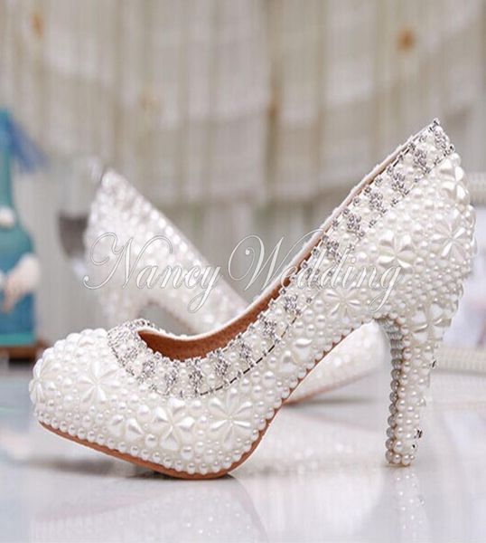 luxury pure white pearl wedding shoes 3 inches comfortable round toe antislip bridal dress shoes valantine gift party prom shoes5164046, Black
luxury pure white pearl wedding shoes 3 inches comfortable round toe antislip bridal dress shoes valantine gift party prom shoes5164046, Black
