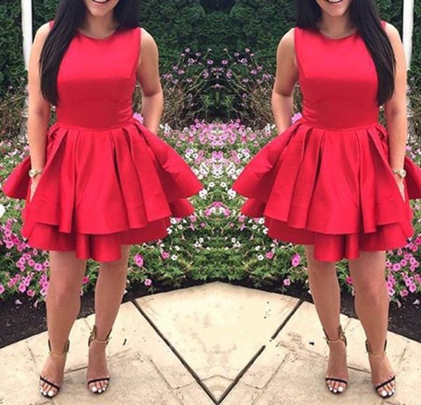 simple fashion red short homecoming dresses sleeveless satin ruffles layered 8th grade graduation gowns custom made plus size prom9142969, Blue;pink
simple fashion red short homecoming dresses sleeveless satin ruffles layered 8th grade graduation gowns custom made plus size prom9142969, Blue;pink