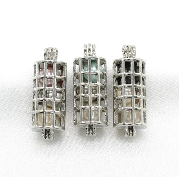 5pcs hollow silver color cylinder pearl cage pendant jewelry lockets perfume essential oil diffuser cages necklace6429851
5pcs hollow silver color cylinder pearl cage pendant jewelry lockets perfume essential oil diffuser cages necklace6429851