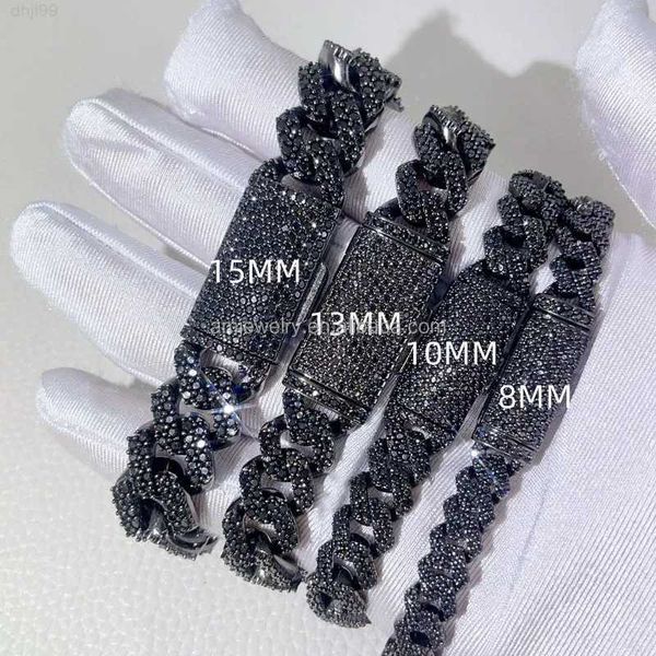 wholesale vvs black moissanite miami cuban link chain 8mm 10mm 12mm 14mm 18mm hiphop necklace bracelet men jewelry, Silver
wholesale vvs black moissanite miami cuban link chain 8mm 10mm 12mm 14mm 18mm hiphop necklace bracelet men jewelry, Silver