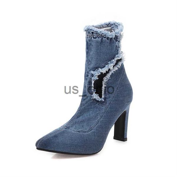 boots women ankle boots 2023 new autumn products fashionable high heels women shoes breathable mesh surface pointed toes denim shoes j230811, Black
boots women ankle boots 2023 new autumn products fashionable high heels women shoes breathable mesh surface pointed toes denim shoes j230811, Black