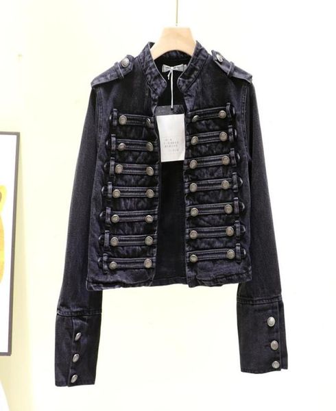 women039s jackets vintage standup collar double breasted female short slim longsleeve denim jacket spring light blue women ca8553521, Black;brown
women039s jackets vintage standup collar double breasted female short slim longsleeve denim jacket spring light blue women ca8553521, Black;brown