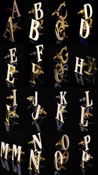 26 english letters az cufflinks mens cuff links gold color french shirt men jewelry cufflinks name initial cuff buttons3435037, Silver
26 english letters az cufflinks mens cuff links gold color french shirt men jewelry cufflinks name initial cuff buttons3435037, Silver