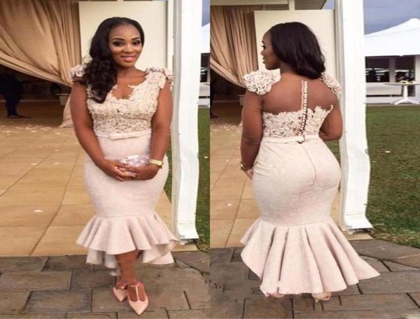 2019 arabic african style mermaid bridesmaid dresses lace beaded sheer back wedding party dresses plus size tea length maid 7163033, White;pink
2019 arabic african style mermaid bridesmaid dresses lace beaded sheer back wedding party dresses plus size tea length maid 7163033, White;pink