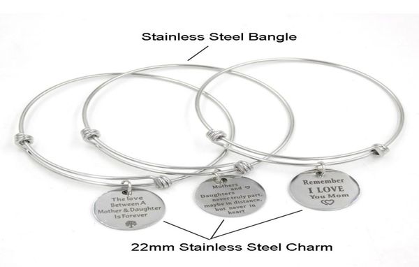whole stainless steel expandable bangle inspirational motivational charm bangle bracelets for mother039s day gifts mother j7855650, Golden;silver
whole stainless steel expandable bangle inspirational motivational charm bangle bracelets for mother039s day gifts mother j7855650, Golden;silver