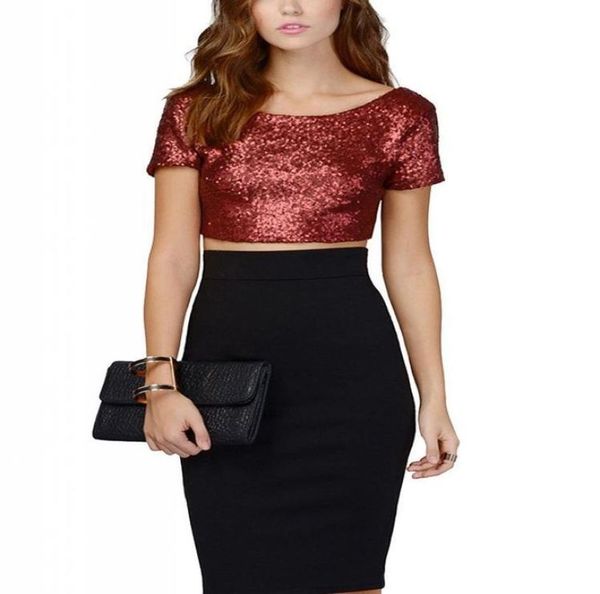 sparkling sequins crop for women scoop neck short sleeve t shirts slim fit short tees night out clothing9261536, White
sparkling sequins crop for women scoop neck short sleeve t shirts slim fit short tees night out clothing9261536, White