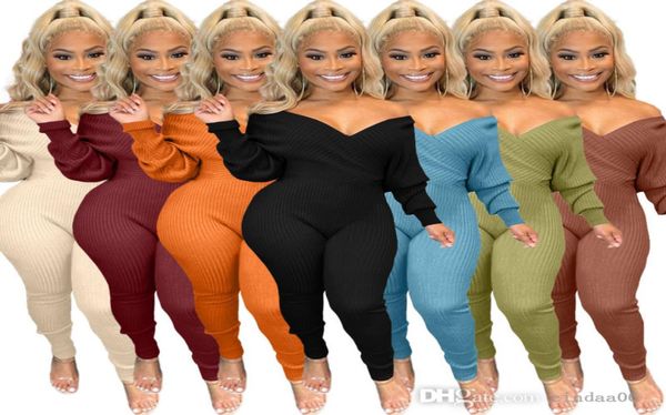 women jumpsuits large vneck off shoulder thread ribbed bodysuit solid color rompers long sleeve clubwear 7 colors onesies3790842, Black;white
women jumpsuits large vneck off shoulder thread ribbed bodysuit solid color rompers long sleeve clubwear 7 colors onesies3790842, Black;white