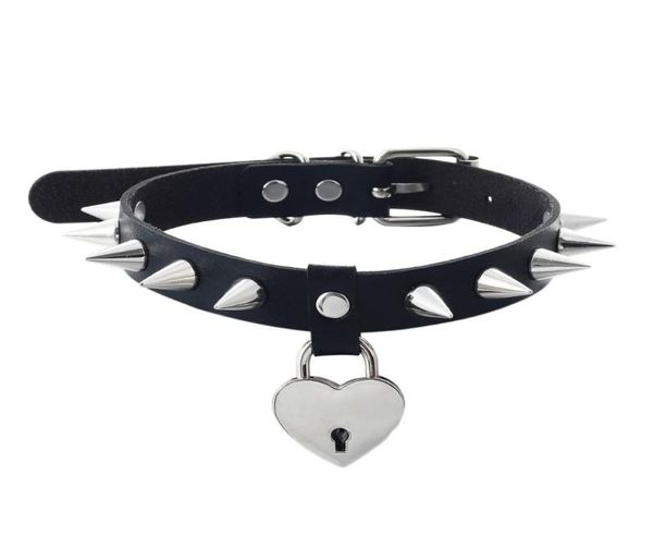 chokers harajuku heart choker with spike leather collar for girls chocker goth necklace gothic cosplay accessories7566608, Golden;silver
chokers harajuku heart choker with spike leather collar for girls chocker goth necklace gothic cosplay accessories7566608, Golden;silver
